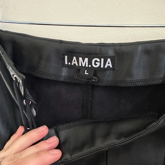 I.AM.GIA Sick Lace Up Tie Pants in Size L - Picture 4 of 5